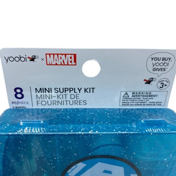 New Yoobi x Marvel Mini Supply Kit Stapler Scissors etc Captain America 4”x3.25” - Picture 2 of 3